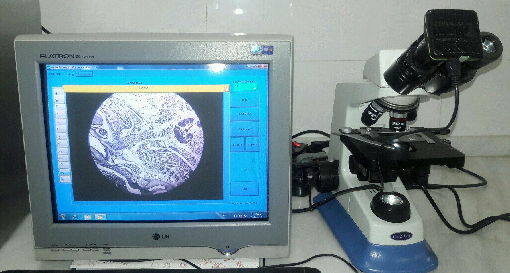 دوربین دیجیتال میکروسکوپی 5 مگاپیکسل